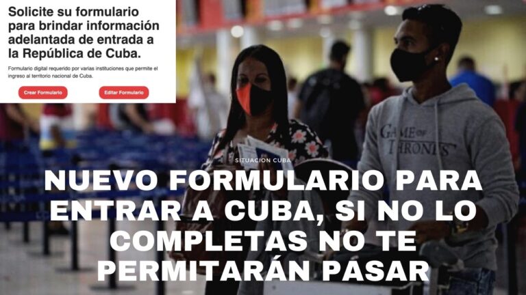 ¡Viaja seguro a Cuba con el nuevo formulario sanitario obligatorio!