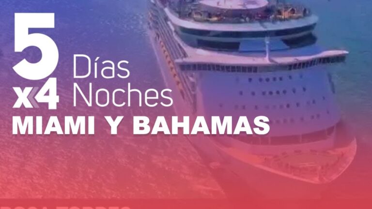 Descubre la aventura: Viaje a Miami, Orlando y crucero por las Bahamas